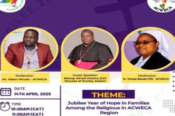 In 2025 Jubilee Year Spirit, Catholic Nuns in Eastern, Central Africa Urged Not to “shut the family apostolate out”