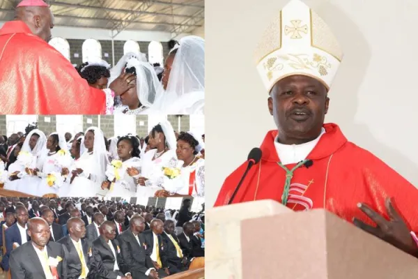 Kenyan Catholic Bishop Congratulates 15 Couples at Matrimony, Cautions against Misleading Teachings on Marriage