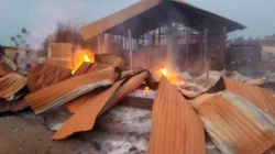 Destruction at the Blessed Anuarite Komanda Parish in Ituri Province of the Democratic Republic of Congo (DRC), where morethan  30 Christians were killed by ADF rebels. Credit: Aline Kataliko