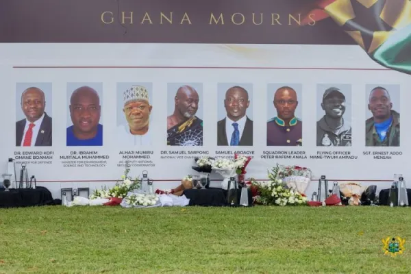 “Grave loss to nation”: Ghana’s Bishops Mourn Loss of 8 Senior Government, Military Officials in Helicopter Crash