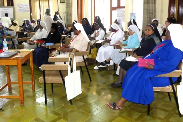 Catholic Sisters drawn from East and South Africa at one of the sessions during the seven-day workshop in Nairobi, Kenya. Credit: ACI Africa