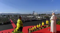 Pope Leo XIV is seen here at the Jubilee of Youth on August 3, 2025. / Credit: Vatican Media
