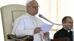 Pope Leo XIV addresses pilgrims during his general audience on July 30, 2025, in St. Peter’s Square at the Vatican. / Credit: Vatican Media