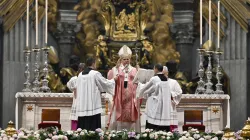 Pope Leo XIV presides at the jubilee Mass for prisoners on Dec. 14, 2025. / Credit: Vatican Media