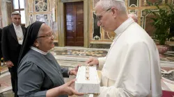 Pope Leo XIV receives members of various religious congregations on Thursday, Sept. 18, 2025, at the Vatican. / Credit: Vatican Media