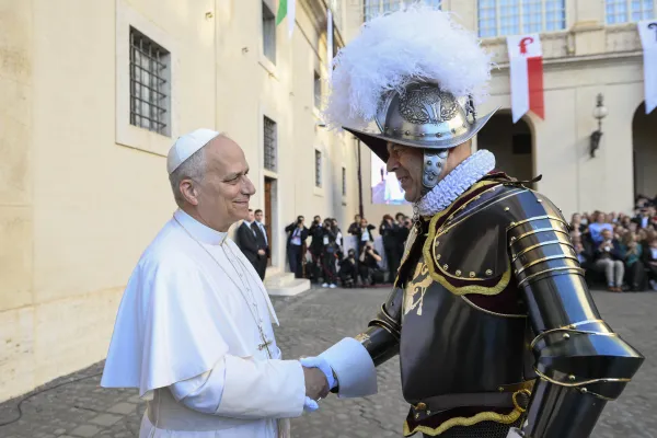 Pope Leo XIV Attends Swearing-in of Swiss Guard, First for a Pope in Nearly 60 Years