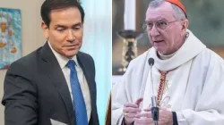 U.S. Secretary of State Marco Rubio and Vatican Secretary of State Cardinal Pietro Parolin. | Credit: U.S. Department of State Flickr, public domain; Daniel Ibáñez/EWTN News