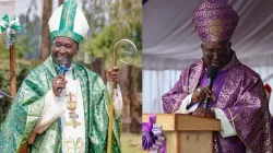 Bishop Dominic Kimengich (left) and Bishop John Kiplimo Lelei (right). Credit: UpendoFm Eldoret