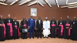 Some members of the National Episcopal Conference of Cameroon (NECC) with the Minister of State, Secretary-General at the Presidency. Credit: President of the Republic of Cameroon