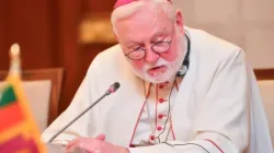 Archbishop Paul Richard Gallagher, secretary for relations with states and international organizations of the Holy See. | Credit: Santosh Digal