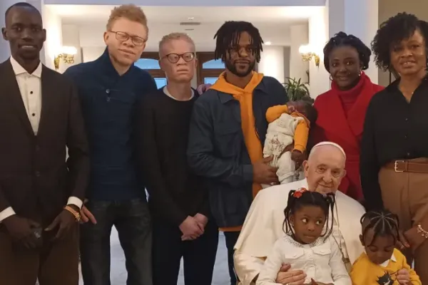 Pope Francis Meets with Refugees from Congo and South Sudan Before Flight to Africa