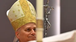 Pope Leo XIV leads a Mass at the Volkswagen Arena as part of his apostolic journey to Turkey and Lebanon, in Istanbul on Saturday, Nov. 29, 2025 / Credit: ANDREAS SOLARO / Getty