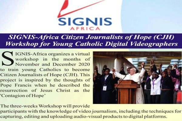 SIGNIS Africa Announces Continental Workshop for Young Catholic Journalists