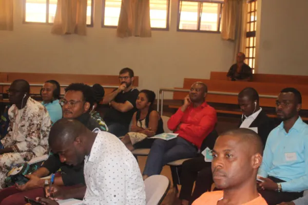 A section of participants at the ongoing training of tutors of 'Together for a New Africa' initiative of African youth. Credit: ACI Africa