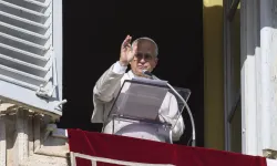 Pope Leo XIV addresses pilgrims gathered in St. Peter's Square at the Vatican for the Angelus on December 7, 2025. / Vatican Media