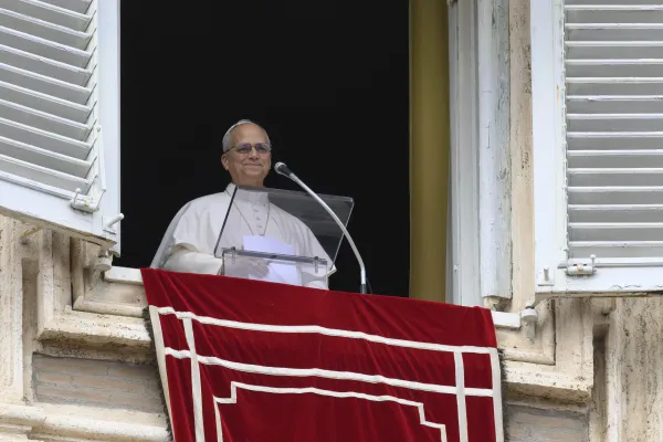 Pope Leo XIV addresses pilgrims gathered in St. Peter's Square at the Vatican for the recitation of the Angelus on January 4, 2026. / Vatican Media