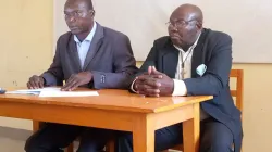 Members of the Association of Catholic Lay Executives of Chad (UCCT) during the October 11 press conference in Chad’s capital, N'djamena. Credit: Courtesy Photo