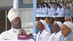 Bishop Wallace Ng’ang’a Gachihi of Kenya’s Military Ordinariate preaching during the final profession, as well as different Jubilee celebrations of members of the Assumption Sisters of Nairobi (ASN) on Friday, August 15. Credit: ACI Africa