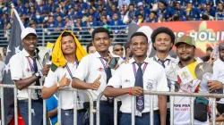 Young men attending the encounter with youth with Pope Francis at the Sir John Guise Stadium, Papua New Guinea, Sept. 9, 2024. / Credit: Daniel Ibáñez/CNA