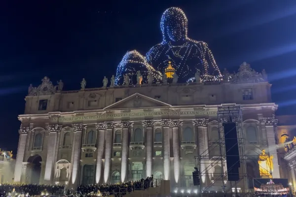 Vatican Lights Up With Drone Show at Historic "Grace for the World" Concert