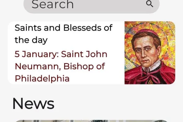The news app for Vatican City State, developed with support from the family of St. Carlo Acutis. / Credit: Vatican City State/Screenshot