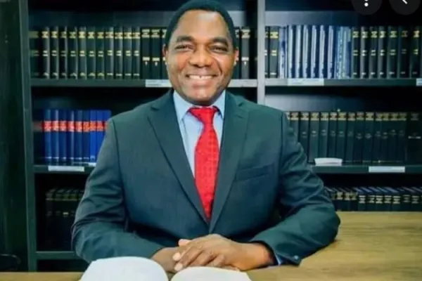 Zambia's newly elected president, Hakainde Hichilema. Credit: Courtesy Photo